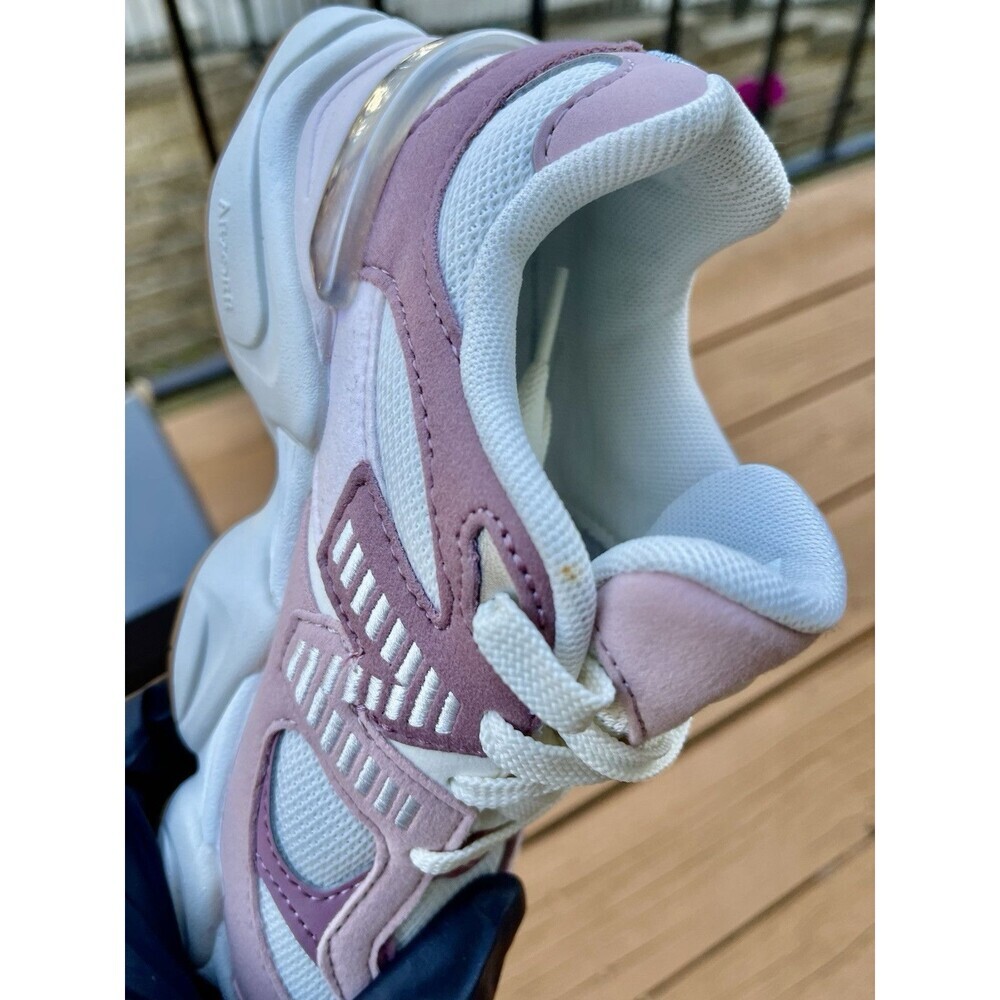 New Balance Girls Sneakers Size 1.5 Pink White 9060 - Picture 7 of 11